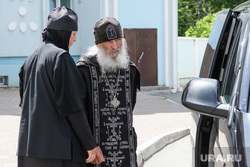 Схиигумен Сергий после заседания епархиального суда Екатеринбургской епархии. Екатеринбург