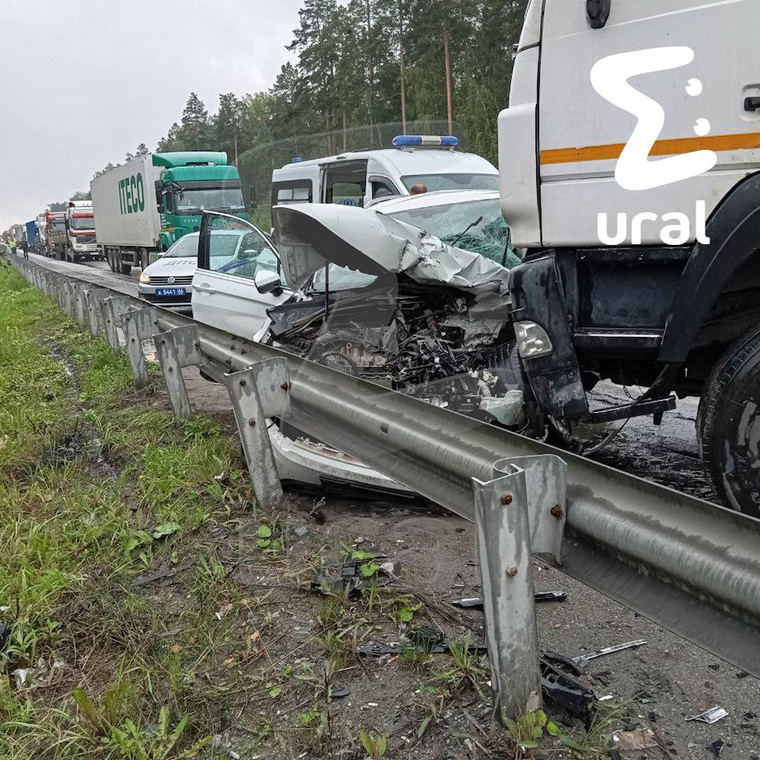 В аварии пострадала водитель Volkswagen