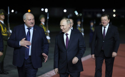 Владимир Путин прибыл в Минск. stock  , лукашенко александр, путин