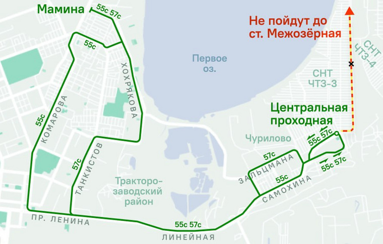 Автобусы большого класса не пойдут по привычному маршруту