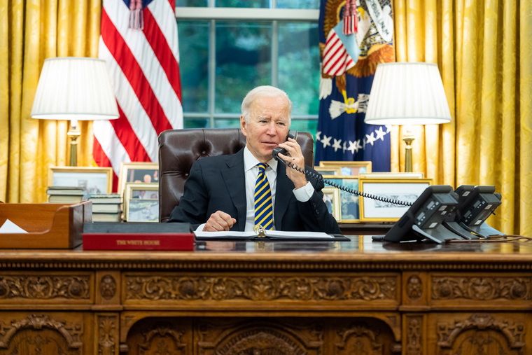 Президент США. stock