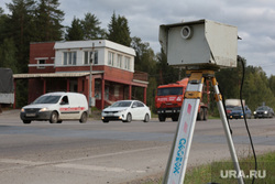 Автомобильная пробка на восточном обходе. Пермь, радар, дорога, автомобили, камера на дороге