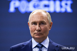 Владимир Путин на выставке "Россия" на ВДНХ. Москва, путин владимир