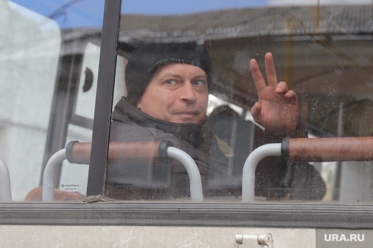 Отправка мобилизованных свердловчан с Чкаловского военкомата. Екатеринбург