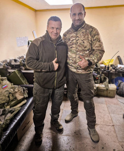 Владимир Соловьев давно поддерживает батальон «Спарта»