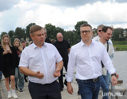 Алексей Текслер на осмотре набережной реки Нязя. Нязепетровск, текслер алексей, река нязя, набережная нязи