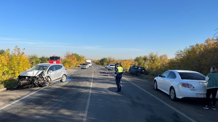Женщина погибла на месте аварии