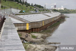 Река Тура мелеет. Тюмень , набережная тюмени, набережная туры, река тура