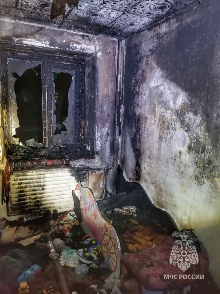 Пожар был в квартире пятиэтажки
