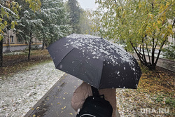 Первый снег в Москве, снег, девушка, зонт, снегопад, осадки