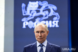 Владимир Путин на выставке "Россия" на ВДНХ. Москва, путин владимир