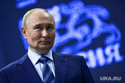 Владимир Путин на выставке "Россия" на ВДНХ. Москва, путин владимир