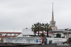 Виды Сочи, сочи, морской вокзал, площадь южного мола