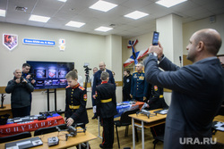 Артем Жога с визитом в Екатеринбургское суворовское училище. Екатеринбург 
