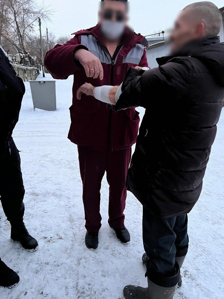 Охранник получил травмы