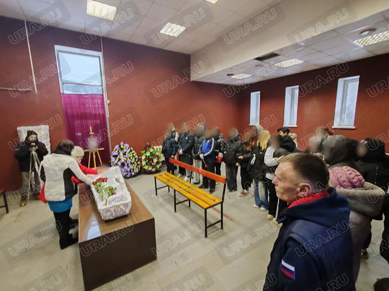 Церемония прошла в Доме прощаний в Верхней Пышме