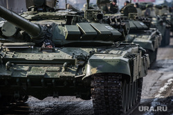 Первая официальная репетиция парада на улице Новосибирская 2-ая. Екатеринбург, военная техника, т-72, танк
