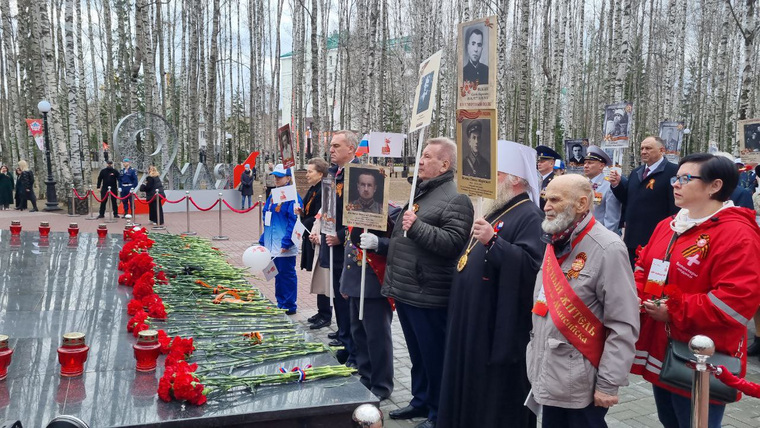 В парке Победы Ханты-Мансийска