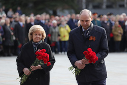 Паслер впервые выступил на параде 9 Мая в Екатеринбурге. Фото