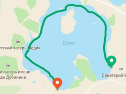 Поездка по озеру Еловое 