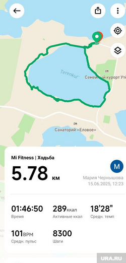 Озеро Малый Теренкуль 