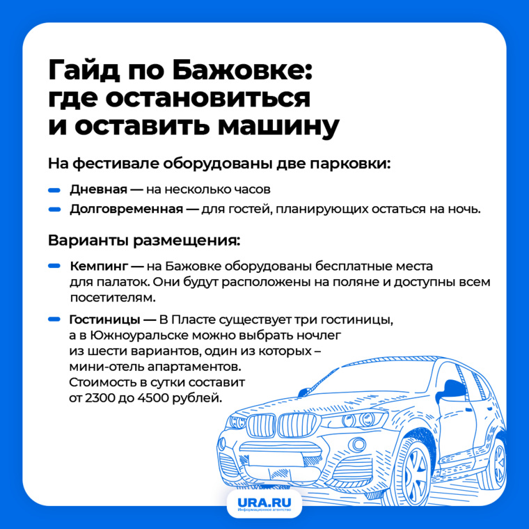 Для гостей фестиваля предусмотрели два варианта парковки