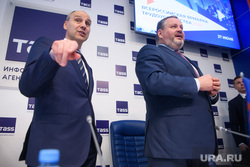 Министр труда и соцзащиты Антон Котяков в пресс-центре ТАСС. Екатеринбург