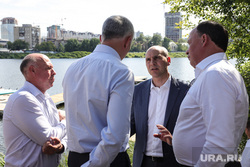 Визит Дениса Паслера и Алексея Орлова на набережную реки Исеть и Ольховка - объект-победитель проекта ФКГС . Екатеринбург