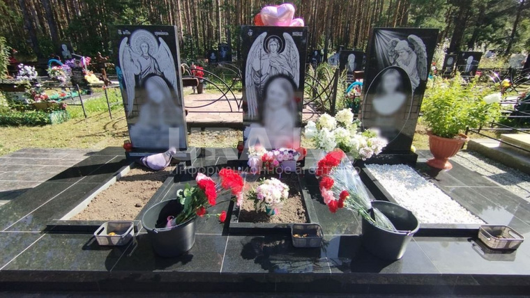 Три подруги — две Полины и Анечка — похоронены рядом