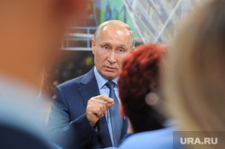 Визит Президента РФ Владимира Путина на открытие Аглофабрики ММК. Челябинская область, путин владимир