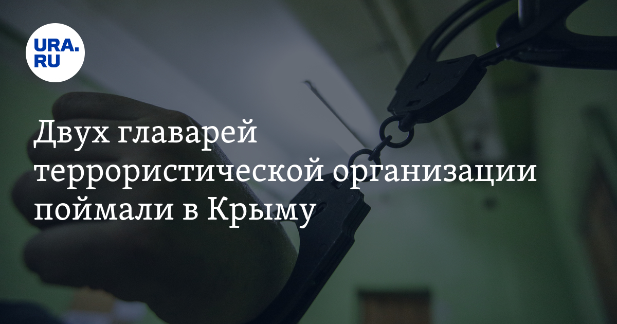 Двух главарей террористической организации поймали в Крыму - Vimarsana News