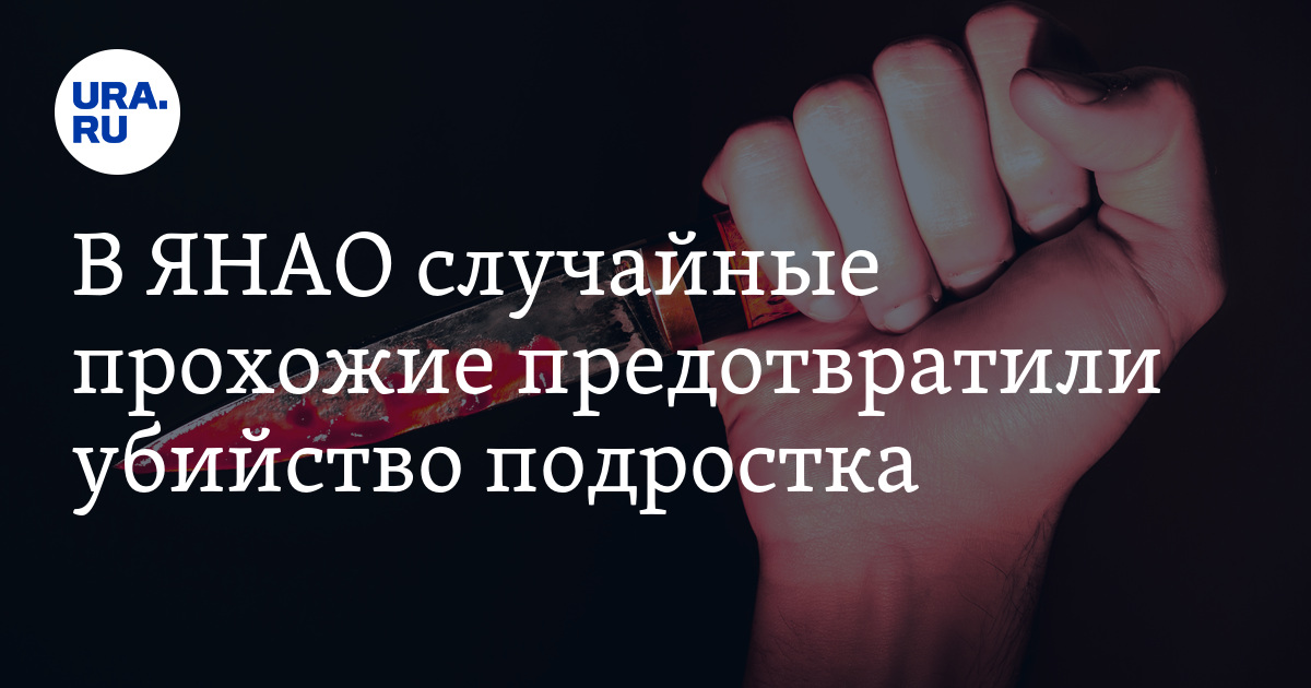 В ЯНАО случайные прохожие предотвратили убийство подростка - Vimarsana News