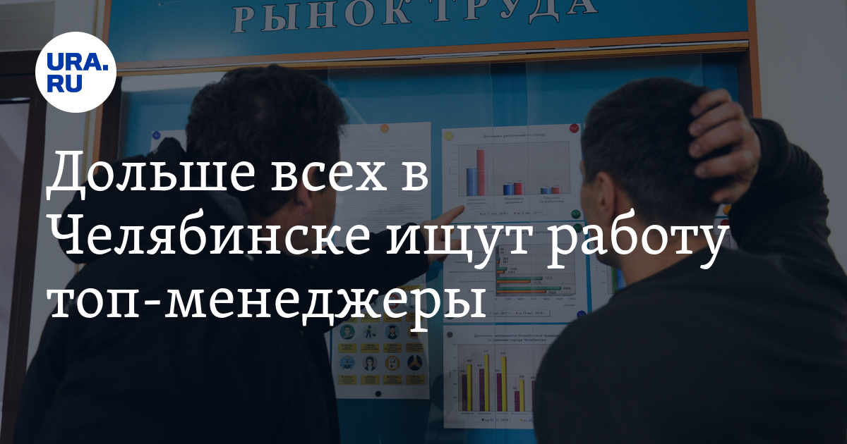 Дольше всех в Челябинске ищут работутоп-менеджеры