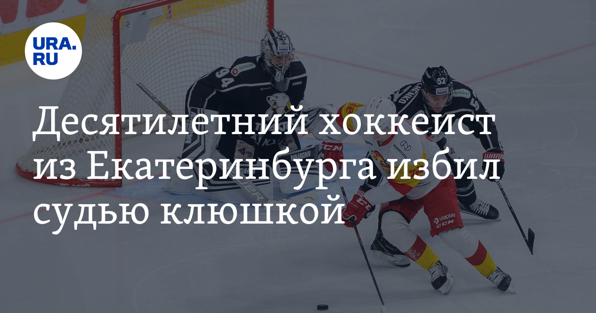 хоккеист ударил клюшкой