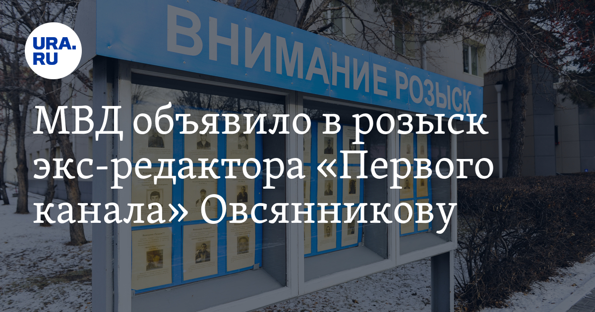 Марина Овсянникова в розыске: подробности