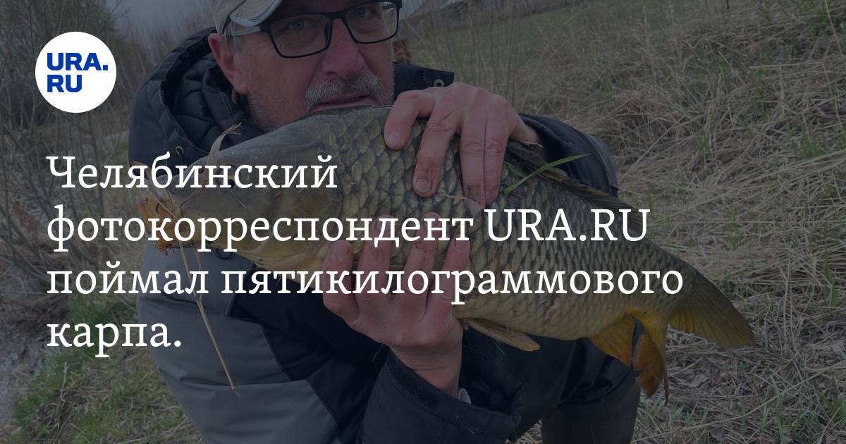 Фотокорреспондент URA.RU поймал пятикилограммового карпа: места для ...