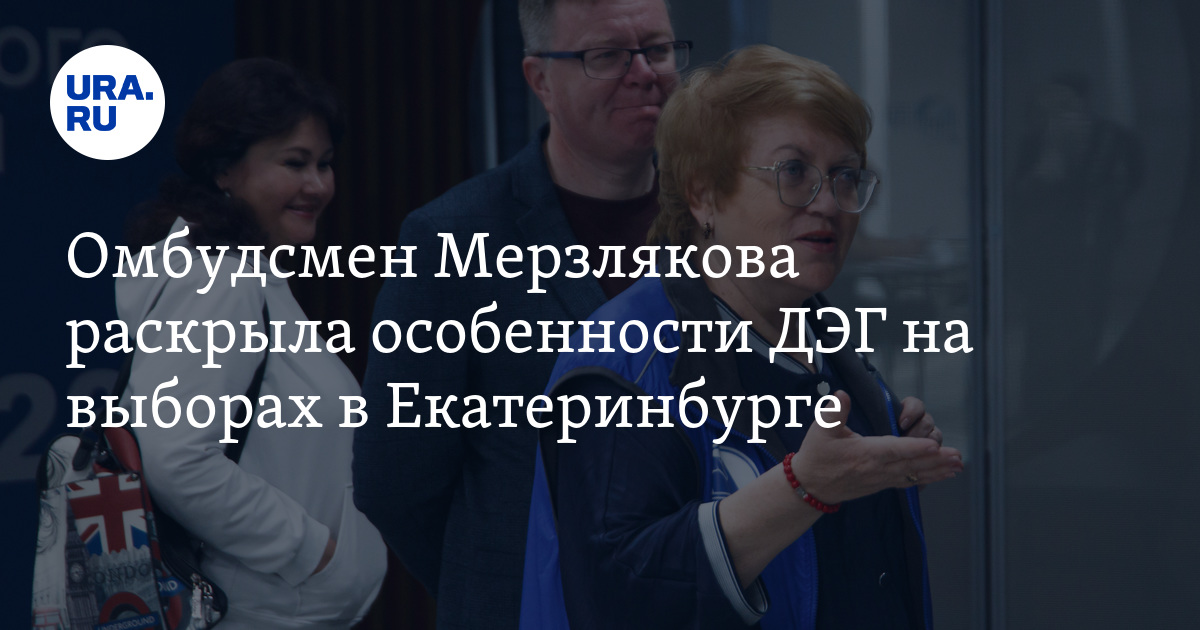 Дистанционное голосование на выборах в Екатеринбурге: заявление Мерзляковой