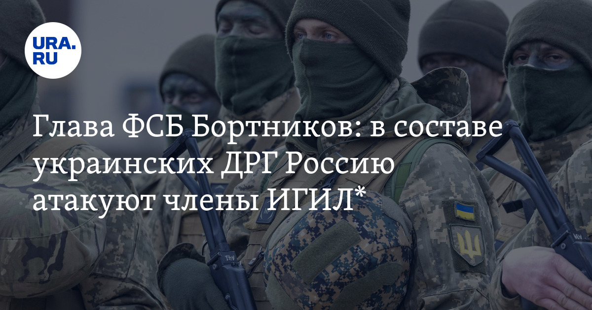 В составе украинских ДРГ Россию атакуют члены ИГИЛ*