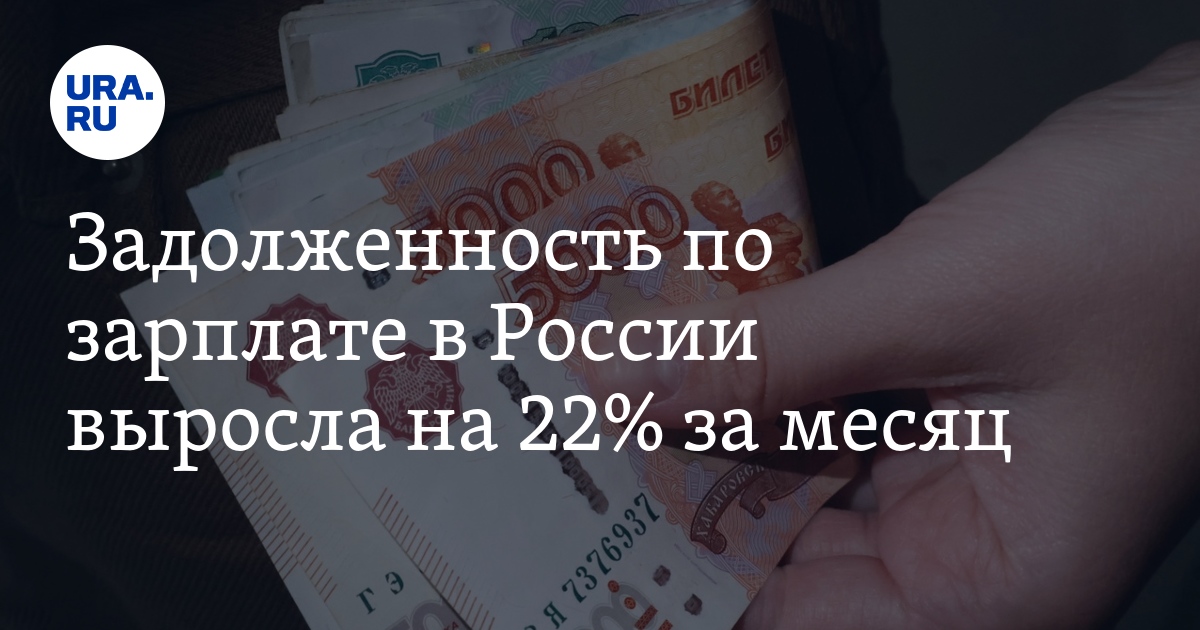 Задолженность по зарплате российских компаний: статистика