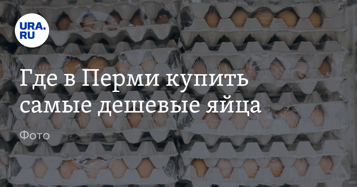 Где в Перми купить самые дешевые яйца: фото