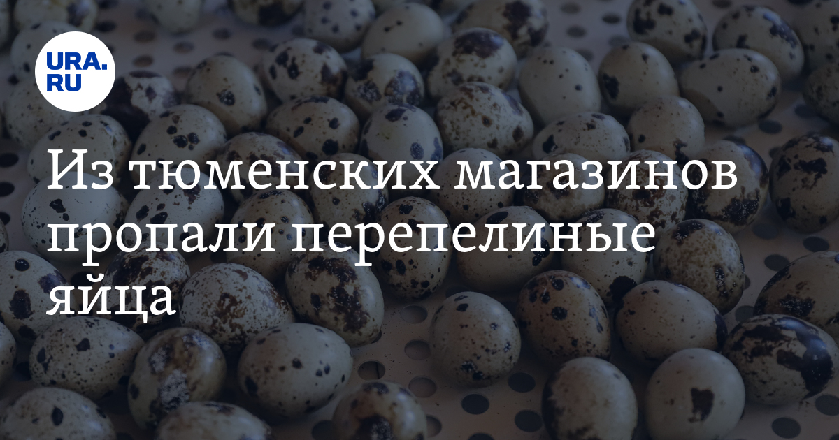 Из тюменских магазинов пропали перепелиные яйца