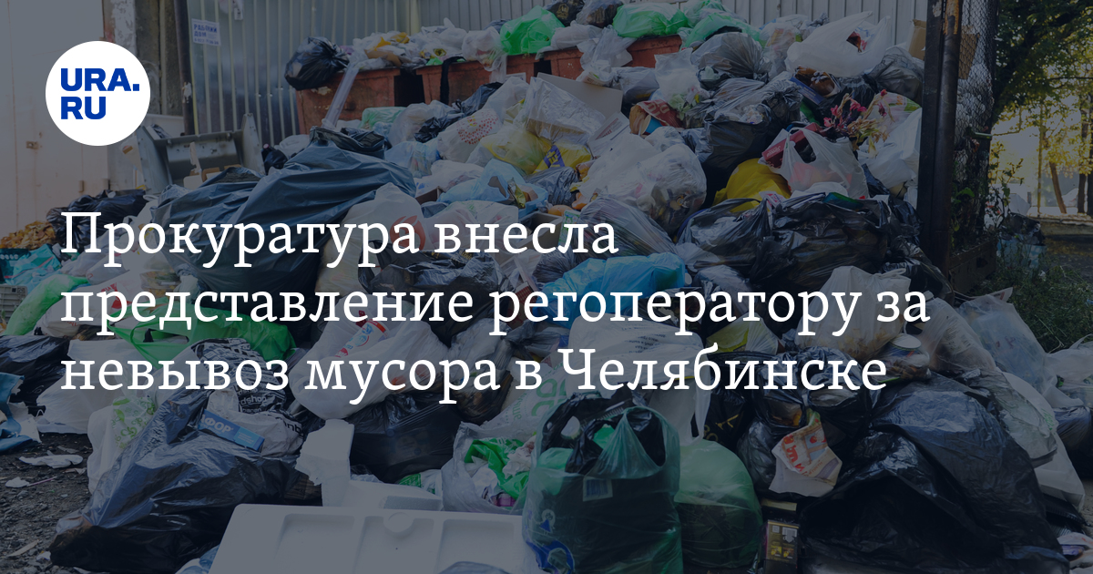 Прокуратура внесла представление регоператору за невывоз мусора в ...