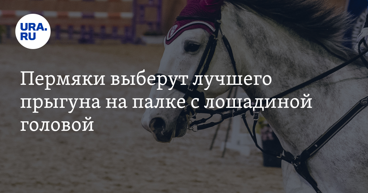 Пермяки выберут лучшего прыгуна на палке с лошадиной головой