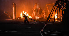 В Пермском крае загорелись дома из-за взрыва газопровода
