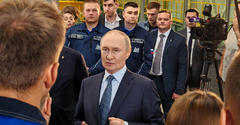 Путин в Магнитогорске 2025 год