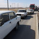 На курганской границе с Казахстаном образовалась большая очередь из машин. Видео